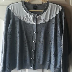 Disney Little Mermaid Button-Front Cardigan